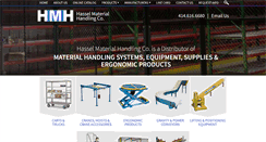 Desktop Screenshot of hasselmaterialhandling.com