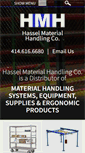 Mobile Screenshot of hasselmaterialhandling.com